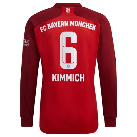 Billiga Fotbollströjor FC Bayern München Joshua Kimmich 6 Hemma tröja 2021/22 Långärmad